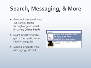 Facebook and the Social Graph