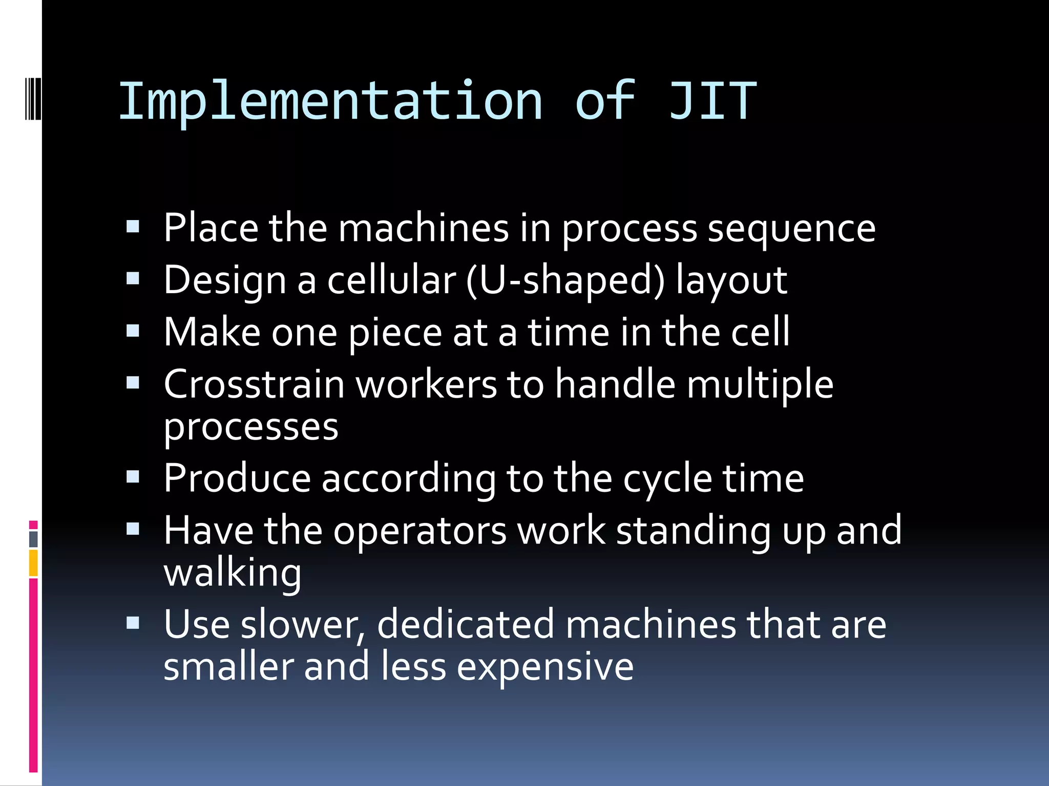Increased emphasis on supplier relationships.