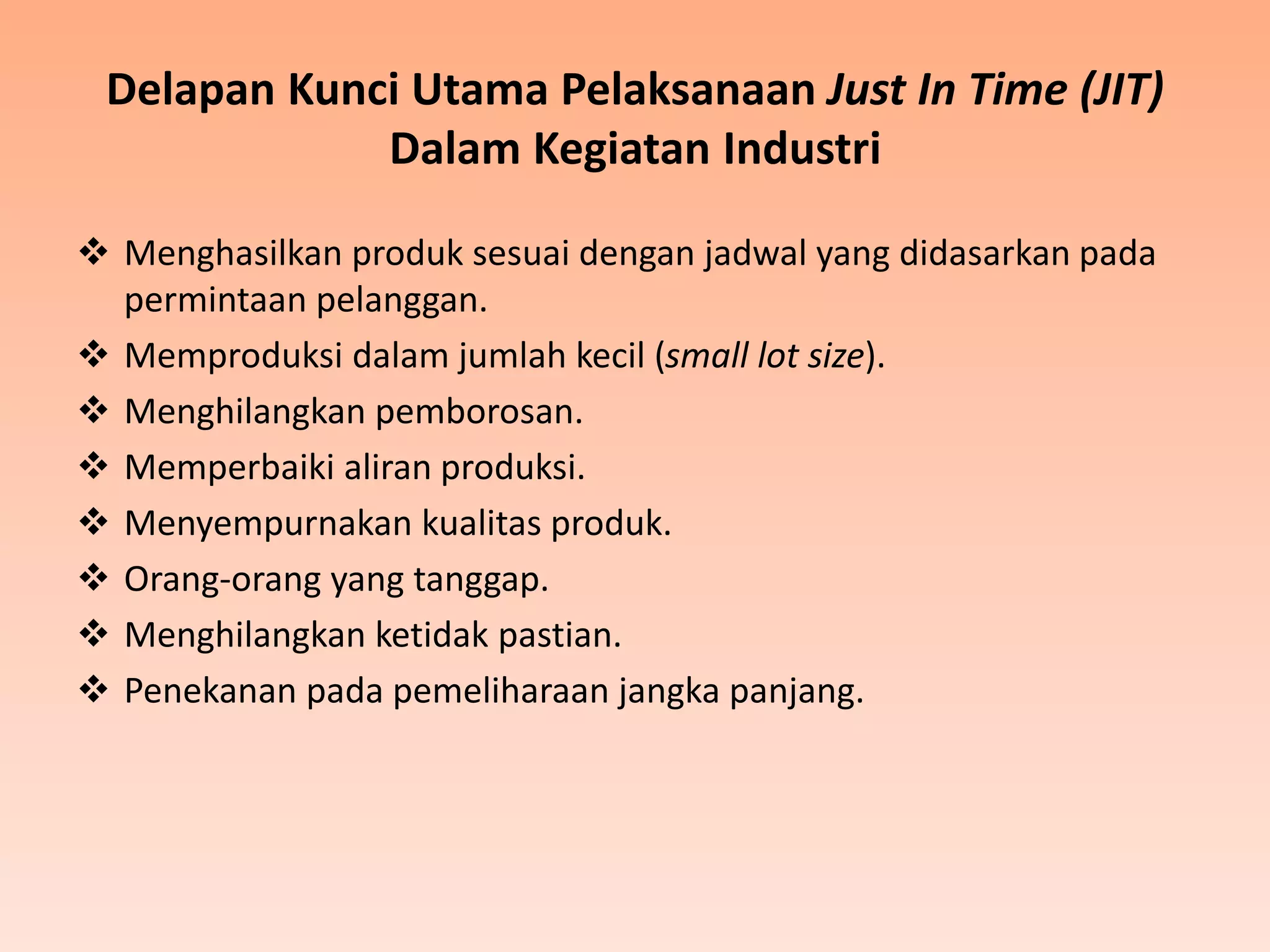 Just in time | PPTX