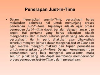 Just in time | PPTX