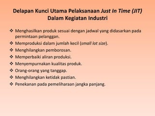 Just in time | PPTX