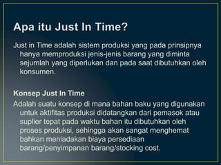 1 PPT just in time Strategy PPT download | PPTX