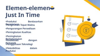Just In time dalam penerapan dalam sistem manufaktur | PPTX