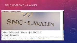 FIELD HOSPITALS – LAVALIN
 