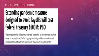 PBO – WAGE SHARING
PBO Reports -
Wages sharing - EI.pdf
 