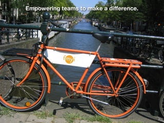 Empowering teams to make a difference.
 