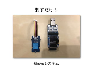刺すだけ！
Groveシステム
 