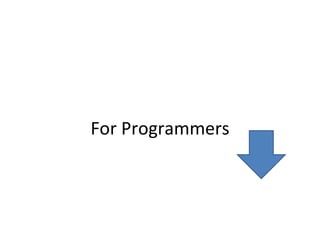 For Programmers 