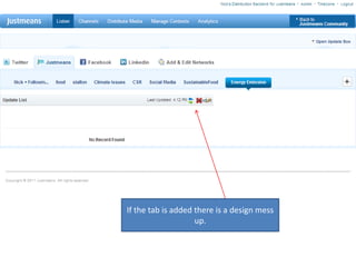 If the tab is added there is a design mess up.