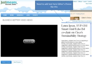 Need to add text here Editor’s Choice like this 