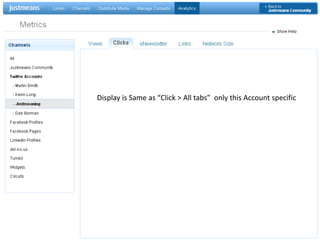 Display is Same as “Click > All tabs”  only this Account specific