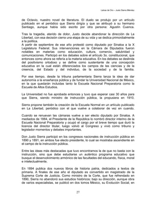 Justo Sierra MéNdez