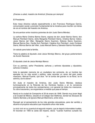 Justo Sierra MéNdez