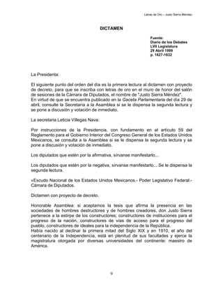 Justo Sierra MéNdez