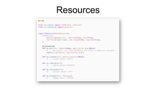 Resources
 