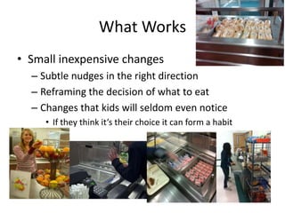 School Lunch TrilemmaPressure to improve the nutrition of mealsPressure to keep participation upPressure to balance revenue and costWe are going to stop selling chocolate milk