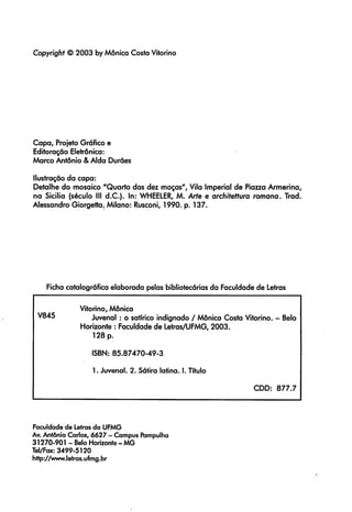 Juvenal   o satírico indignado