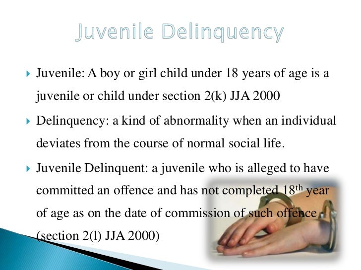 Juvenile delinquency