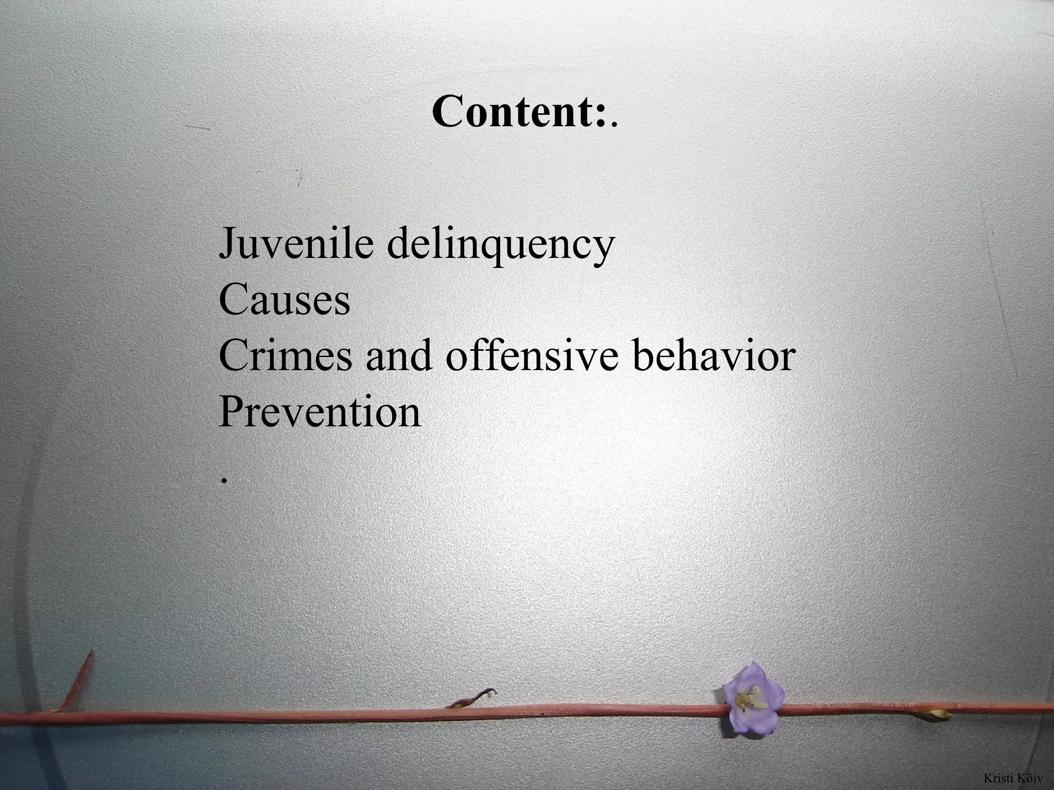 Juvenile Delinquency Definition, Meaning, Examples, Crimes and