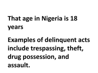 Juvenile Delinquency by Joshua.pptx