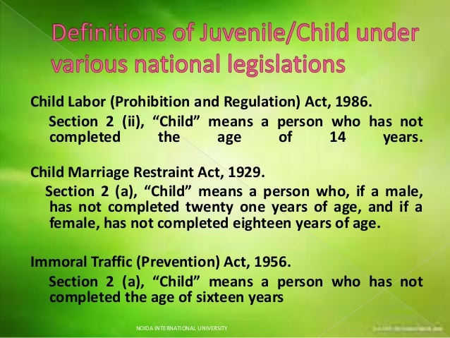 Juvenile justice system