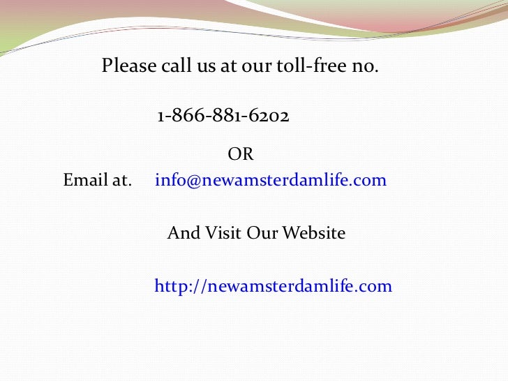Juvenile life insurance New Amsterdam Life.