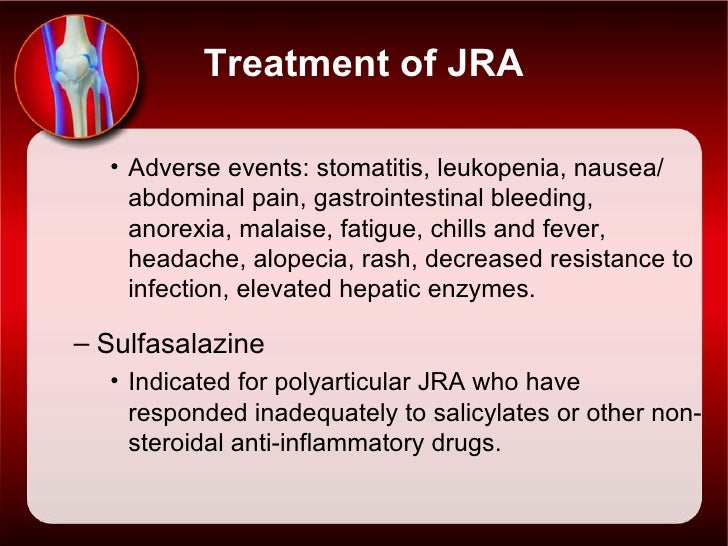 Sulfasalazine Juvenile Rheumatoid Arthritis
