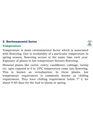 Juvenility and flower bud differentiation