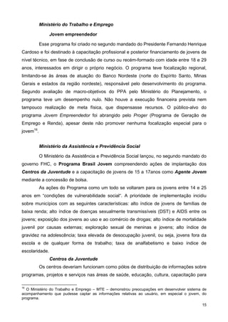 Juventude e políticas Públicas no Brasil