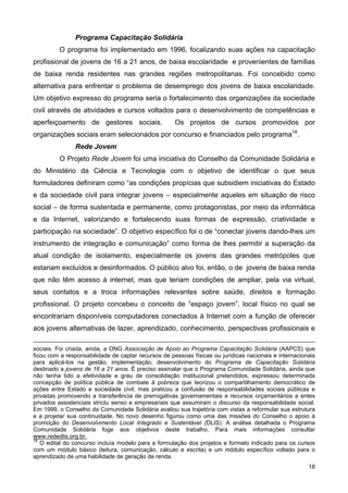 Juventude e políticas Públicas no Brasil