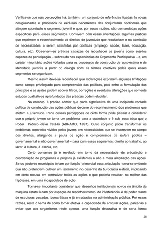 Juventude e políticas Públicas no Brasil