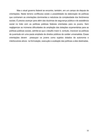 Juventude e políticas Públicas no Brasil