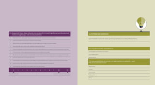 P14. Responda às frases abaixo utilizando uma escala de 0 a 10, onde 0 significa que você discorda total-
mente e 10 significa que você concorda totalmente
1 A internet aumenta a participação das pessoas em manifestações/ movimentos sociais ou políticas
2 A internet é a melhor ferramenta para manifestar a minha opinião
3 Antes de aceitar um convite feito pela internet de uma manifestação eu verifico se a fonte é confiável
4 Procuro aprender sobre causas sociais, ambientais e politicas pela internet
5 Produzir e compartilhar nas redes sociais vídeos, fotos e textos sobre problemas sociais e ambientais é uma forma de protesto muito eficaz
6 A internet permite a melhor organização das pessoas para resolver problemas da sociedade
7 Não aprovo/curto quem participa de movimentações sociais e políticas apenas pela Internet, é preciso participar presencialmente
8 A internet colabora com o aumento da visão crítica
9 A internet facilita o meu envolvimento em ações solidárias/ doações de dinheiro, tempo, trabalhos e outros recursos para causas sociais
10 Antes de comprar algo, pesquiso na internet se a empresa tem responsabilidade socioambiental
11 A participação em mobilizações sociais colabora para a consciência politica
Discorda Totalmente Concorda Totalmente Não se aplica
0	 1 	 2	 3	 4	 5	 6	 7	 8	 9	 10	 99
243 o questionátio utilizado
4.EMPREENDEDORISMO
Agora mudando um pouco de assunto, gostaria que pensasse na sua vida profissional futura...
P15 Se pudesse escolher, você preferia ser:
Um empregado/ funcionário de uma empresa
Ter um negócio próprio
Nenhum dos dois
P16. Qual a probabilidade de você abrir um negócio próprio nos próximos 5 anos?
P16b. E nos próximos 10 anos?
Muito provável
Provável
Pouco provável
Nada provável
Não sei
 