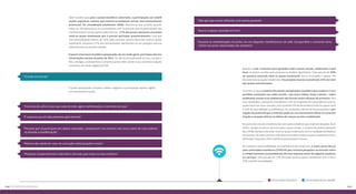 147146 Os EIXOS da pesquisa
Vale ressaltar que, para o jovem brasileiro conectado, a participação nas mobili-
zações populares, mesmo que restrita ao ambiente virtual, sem envolvimento
presencial, foi considerada totalmente válida. Observe-se que quando questio-
nados se não aprovariam ou concordariam com as pessoas que só participaram das
movimentações sociais apenas pela internet, 27% dos jovens declaram concordar
total ou quase totalmente que é preciso participar presencialmente. Uma par-
cela sensivelmente inferior, de 14%, pelo contrário, declara discordar total ou quase
totalmente, enquanto 27% dos entrevistados mantiveram-se em posições neutras
relativamente ao assunto tratado.
O jovem internauta brasileiro pesquisado, de um modo geral, participou das mo-
vimentações sociais de junho de 2013. Se não foi pessoalmente às ruas, comparti-
lhou, divulgou, acompanhou e comentou pelas redes sociais o que acontecia naquele
momento, em várias regiões do País:
Quanto a usar a internet para aprender sobre causas sociais, ambientais e polí-
ticas, os jovens ouvidos pela pesquisa se dividem igualmente. Uma parcela de 36%
da amostra concorda total ou quase totalmente com o enunciado, e apenas 7%
discorda total ou quase totalmente. As posições neutras concentram 24% do total
dos jovens entrevistados.
Constata-se que a maioria dos jovens pesquisados considera que produzir e com-
partilhar conteúdos nas redes sociais – tais como vídeos, fotos e textos – sobre
problemas sociais e/ou ambientais são formas muito eficazes de protestar. Nos
seus resultados, a pesquisa contabilizou 43% de respostas de concordância total ou
quase total com esse conceito, ante somente 5% de discordância total ou quase total,
e 24% de neutralidade ou indiferença. Os resultados indicam de forma positiva a per-
cepção do jovem de que a internet pode ser um instrumento eficaz na conscien-
tização e atuação efetiva na defesa de causas sociais e ambientais.
Do ponto de vista do envolvimento com ações solidárias que implicam doações de di-
nheiro, tempo ou outros recursos para causas sociais, a maioria dos jovens pesquisa-
dos (35%), declara concordar total ou quase totalmente com a mediação facilitadora
da internet. Do lado contrário, 8% deles discordam total ou quase totalmente com a
afirmação, enquanto 25% mantêm posicionamento neutro.
Em relação à responsabilidade socioambiental das empresas, a maior parte dos jo-
vens conectados brasileiros (35%) diz que costuma pesquisar na internet sobre
o comportamento socioambiental de uma empresa antes de adquirir produtos
ou serviços. Uma parcela de 13% discorda total ou quase totalmente com o ato e
23% mantêm neutralidade.
O jovem pesquisado considera válida e legítima a participação apenas digital
nos movimentos sociais.
“Vi tudo na internet”
“O ativista do sofá é o cara que sabe de tudo, agita manifestações, mas direto de casa”.
“É a pessoa que só sabe protestar pela internet”.
“Mesmo não saindo de casa, ter uma ação online já ajuda e muito”.
“Protestar só pela internet é mais fácil e cômodo, pois estou no meu conforto”.
“Pessoas que só participam dos abaixo-assinados, comparecem nos eventos mas nunca saem de casa realmen-
te durante a manifestação”.
“Não que seja menos influente, só é menos presente”.
“Nunca vi abaixo-assinado em livro”.
“Durante as manifestações de junho, fui um daqueles manifestantes de sofá. Compartilhei e comentei ativa-
mente nos posts relacionados aos protestos”.
Focus Group São Paulo	 Focus Group Rio de janeiro
 