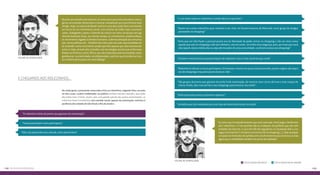 Felipe Altenfelder 
“Quanto aos desafios do ativismo, eu acho que o que está colocado é como a 
gente vai entender dimensões e mostrar a amplitude que essa história toda 
atingiu. Hoje, na cultura do Brasil você tem uma discussão forte convivendo 
em torno de um movimento social, com artistas da mídia mais conscienti-zados, 
dialogando o povo, e fazendo da cultura um setor social que vem ga-nhando 
bastante força, ao mesmo tempo, os movimentos ambientalistas, 
os movimentos ligados à direitos humanos, à democratização da comunica-ção, 
novas políticas etc. Também tem tido cada vez mais oportunidades de 
se entender como uma frente ampla que têm pautas que são transversais 
entre si. Hoje, através das conexões, das tecnologias sociais que estão espa-lhadas 
na América Latina, África, que são inspiradas pela necessidade, pelas 
gambiarras, na criatividade, na solidariedade, você tem que transformar isso 
em matéria-prima para um novo diálogo”. 
“Li um texto sobre os rolezinhos e ainda não sei o que dizer”. 
“Quem vai a esses rolezinhos quer ostentar e ser visto. Se fossem brancos do Morumbi, seria ‘grupo de amigos 
passeando no shopping’” 
“Acho que em São Paulo o pessoal queria era ter liberdade de poder entrar no shopping e não ser visto como 
aquele que veio no shopping e não tem dinheiro, veio só comer. Já no Rio virou bagunça, pois, por mais que você 
não seja de classe média alta ou seja até morador de uma comunidade, você tem acesso aos shoppings” 
“Existem muitos brancos que participam do rolezinho. Isso é mais social do que racial” 
“Rolezinho é ridículo e nunca participaria. Entretanto, mostra um pouco do preconceito, jovens negros são expul-sos 
de shoppings enquanto jovens brancos não”.. 
“São grupos de jovens que gostam do estilo Funk ostentação, de mostrar seus carros de luxo e suas roupas de 
marca. Então, eles marcam de ir aos shoppings para mostrar seu estilo”. 
“Acho que esses jovens só querem aparecer”. 
“Acredito que são motivados por este tipo de movimento estar na moda’’. 
Felipe Altenfelder 
“Eu acho que é empoderamento que está colocado. Você pega o fenômeno 
dos ‘rolezinhos’, o X da questão são os moleques da periferia que são cele-bridades 
de internet, o cara tem 80 mil seguidores no Facebook dele e con-segue 
movimentar 5 mil para ir encontrar ele no shopping [...]. Hoje qualquer 
um pode ser formador de opinião com uma ferramenta que está na sua mão, 
agora que a mobilidade também faz parte da realidade”. 
E chegamos aos rolezinhos... 
De modo geral, a juventude conectada critica os rolezinhos, negando-lhes, na maio-ria 
dos casos, caráter mobilizador ou político, embora existam exceções, que serão 
discutidas mais à frente. Assim, para uma grande parcela dos jovens entrevistados, os 
rolezinhos foram movimentos sem sentido social, apenas de ostentação, restritos à 
periferias das cidades de São Paulo e Rio de Janeiro. 
“O rolezinho é feito de jovens que gostam de ostentação”. 
“Nunca participei e nem participaria”. 
“Não e já repreendo essa atitude, acho abominável”. 
Focus Group São Paulo Focus Group Rio de janeiro 
158 Os EIXOS ad aeipqssu 159 
 