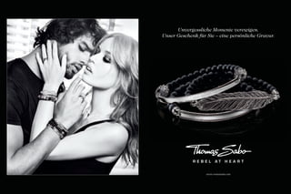 WWW.THOMASSABO.COM
Unvergessliche Momente verewigen.
Unser Geschenk für Sie – eine persönliche Gravur.
 