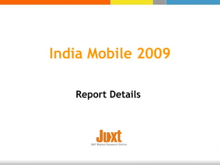India Mobile 2009 Report Details 