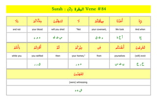 Quran Juzz/Para 01 with topics ,rukkus ,word by word with root Slide 173