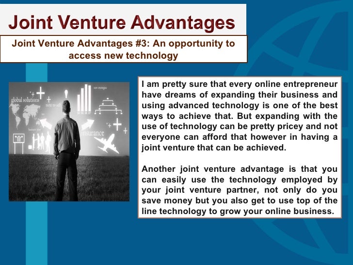 Joint Venture Advantages