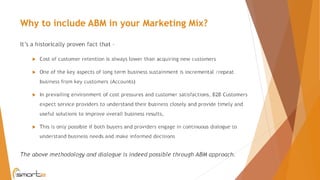 Why to include ABM in your Marketing Mix?