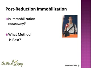 www.shoulder.grwww.shoulder.gr
Post-Reduction Immobilization
Is immobilization
necessary?
What Method
is Best?
 
