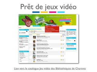 Prêt de jeux vidéo




Lien vers le catalogue Jeu vidéo des Bibliothèques de Chartres
 