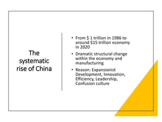Geopolitical Consequences of China’s Expansion and Economic Power | PPTX