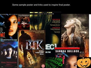 Some sample poster and links used to inspire final poster. 