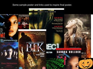 Some sample poster and links used to inspire final poster. 