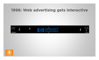 1996: Web advertising gets interactive
 