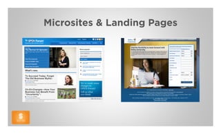 Microsites & Landing Pages
 