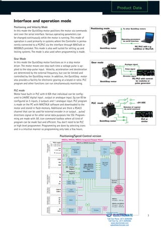 Mctalk Software JVL QuickStep Integrated Stepper Motor MIS34 up to 9 Nm | PDF