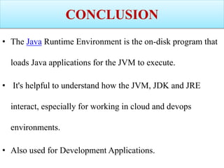 JAVA ENVIRONMENT | PPTX
