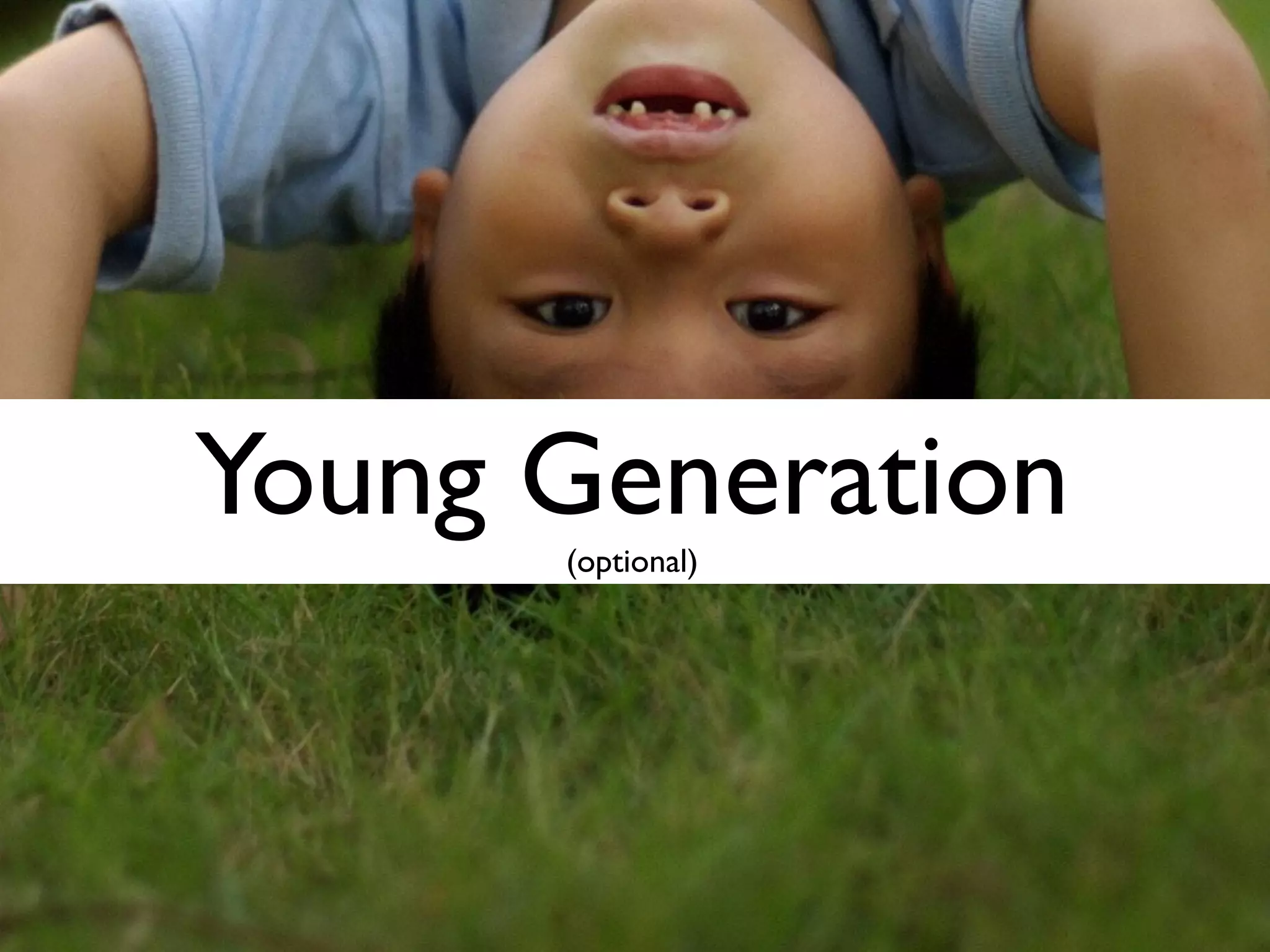 Young Generation (optional)
 